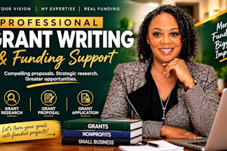do grant writing, grant proposal, grant research, and grant application