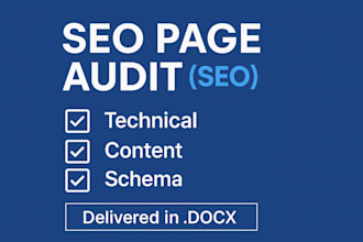 do a complete SEO page audit with content gaps and ai snippet fixes