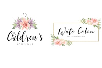 create an entertaining, bright logo for brands catering to children or infants