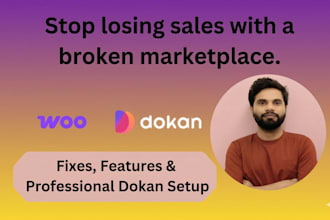customize your wordpress website based on woocommerce, dokan