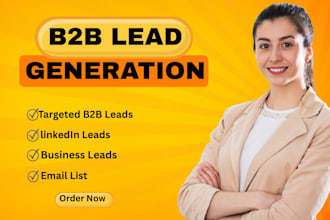 do targeted b2b lead generation and business email list building
