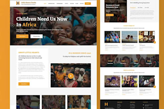 design a nonprofit, charity, or church wordpress website with donation setup