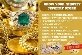 build your shopify jewelry website , jewelry shopify store