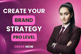 design a professional brand strategy for startups