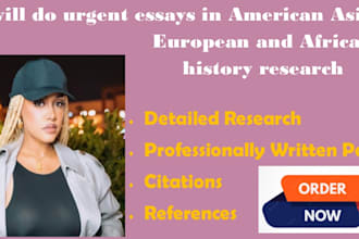 do american, asian, european, and african history research