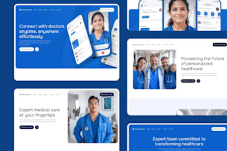 develop a professional telehealth hipaa telemedicine website emr