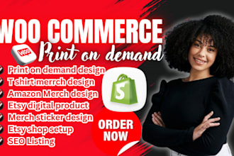 build print on demand woocommerce store, printiful, printify, woocommerce pod