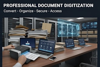 professionally digitize documents with ocr and formatting