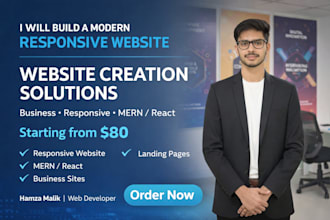 build a professional mern website with admin panel and authentication