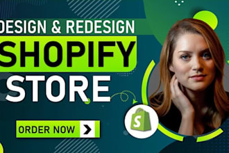 design and develop shopify store, dropshipping store and shopify website