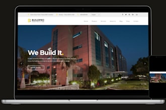 build construction website wordpress website roofing website business website