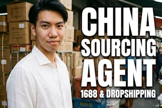 be your expert china sourcing agent for 1688, dropshipping and amazon fba