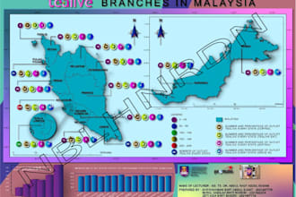 create a professional gis map visualization carthography from your data