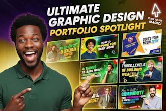 design flyers, posters,thumbnails and photo editing
