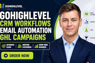 gohighlevel email automation gohighlevel CRM workflows ghl pipelines campaigns