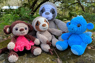 crochet pattern amigurumi crochet knitting handmade pattern plushie toys doll