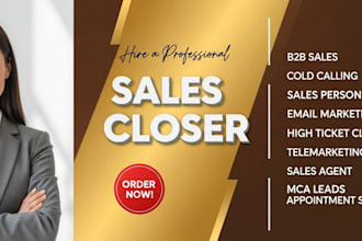 be your sales email marketer sales rep high ticket sales closer sales agent