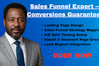 design strategic sales funnels with ab testing, upsells, and lead magnets