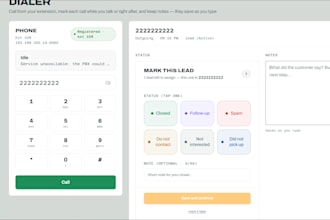 build CRM with softphone dialer for issabel calling agencies