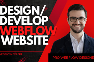 design modern webflow websites for business, webflow expert
