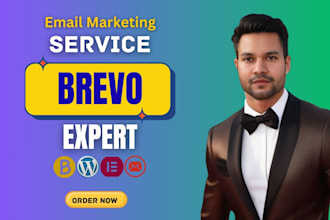 design brevo email marketing newsletter template, get bravo all services