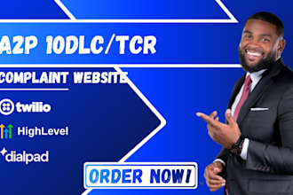 build your a2p 10dlc tcr compliant website for approval