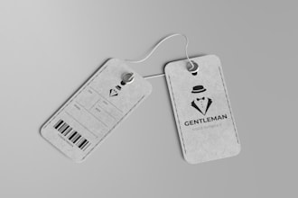 design product hang tags, custom clothing labels for your brand