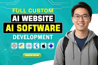 develop ai website, ai chatbot, ai web application, ai developer