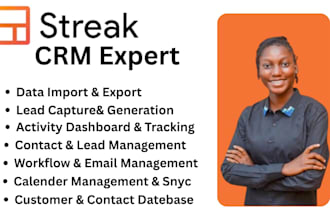 streamline your streak CRM with contacts, leads, email, workflows, and reports
