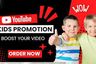 do super fast kids promotion for youtube video promotion with channel marketing