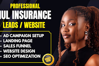 insurance leads life insurance iul life insurance leads insurance website logo