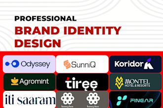 design a professional brand identity, logo and complete branding kit