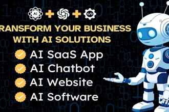 do ai software development, ai saas software, full stack website development