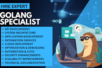 develop, fix and optimize golang backend, rest apis and microservices
