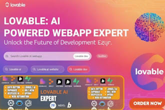 build your lovable website, webapp, software with expert ai dev