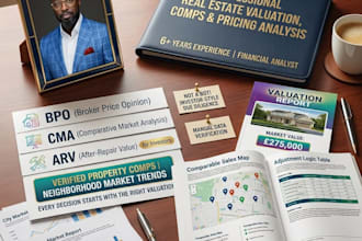 do professional real estate valuation, comps, and pricing analysis