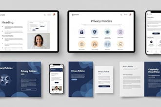 write a custom website privacy policy compliant with gdpr, ccpa and laws
