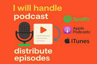 handle podcast,distribute major platform like spotify,itunes