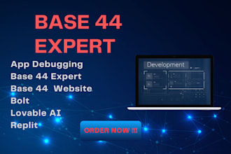 develop base44 bug fixing base44 replit lovable bolt new base 44 app base44 web