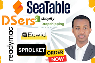 shopifydropshipping seatable dsers readymag ecwid sprolket shopify expert