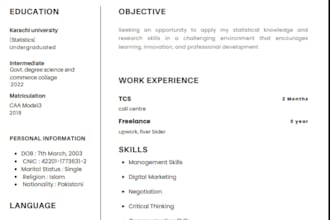 make a resume and write a cover letter