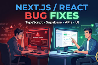 debug your nextjs, react, typescript or supabase app