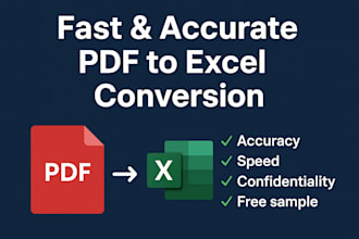 pdf to excel conversion