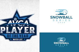 create a modern and powerful sports team logo design