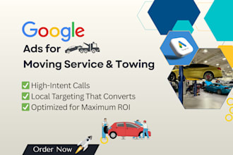 setup google ads for car towing, roadside assistance and auto repair services