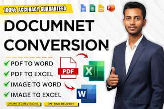 convert PDF and jpg to word or excel accurately