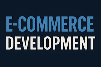 create website e commerce and web apps