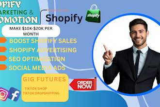 increase shopify sales with expert shopify promotion and marketing