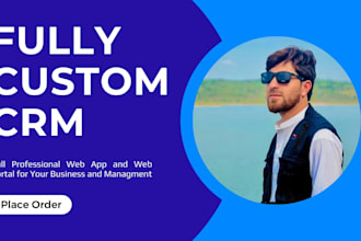develop custom web based CRM for your business