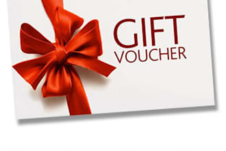 design professional vouchers coupons and gift